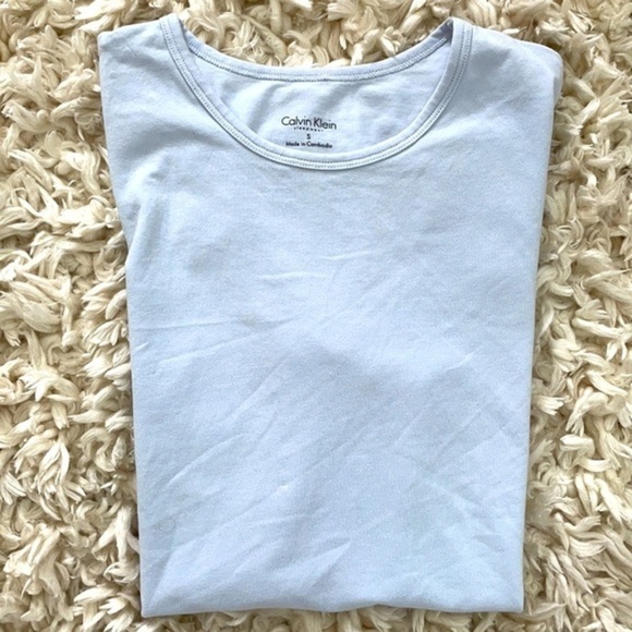 CALVIN KLEIN | Women’s Light Blue Shirt Size Small - Picture 7 of 7